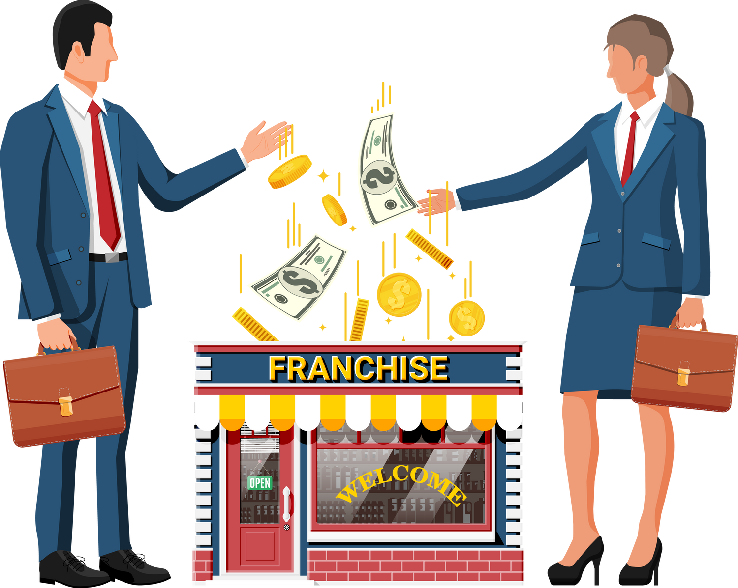 Franchise business for sale.